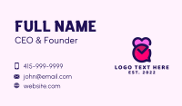 Dating Chat Application Business Card Design