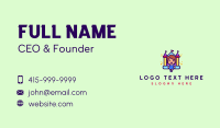 Girl Bouncy Castle  Business Card