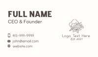 Chef Hat Cookware  Business Card