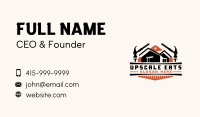 Construction Hammer Carpentry Business Card Image Preview