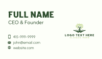 Tree Reading Bookstore Business Card Design