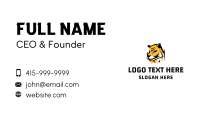 Hunting Wildcat Mascot Business Card