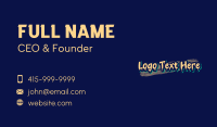 Paintbrush Graffiti Mural Business Card