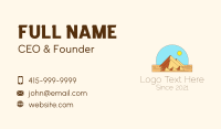 Desert Pyramid Landmark Business Card