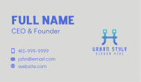 Game Design Circuit Letter H Business Card