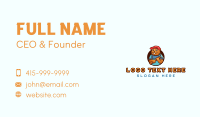 Construction Hammer Beaver Business Card