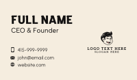 Barbershop Business Card example 4