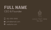 Handwoven Business Card example 3