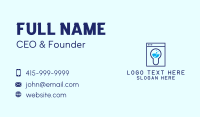 Dryer Business Card example 2