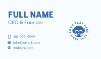 Blue Heart Hands  Business Card