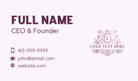 Elegant Wedding Boutique Business Card