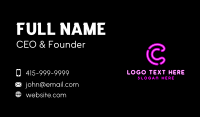 Advertising Agency Business Card example 1