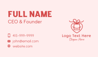 Gift Wrap Business Card example 4