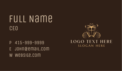 Luxury Carriage Gift Business Card