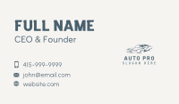 Auto Detailing Garage Business Card Image Preview
