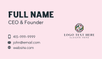 Floral Fashion Company Business Card