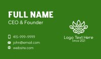 Organic Herb Plant  Business Card