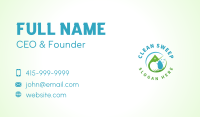 Mop Cleaning Disinfection Business Card Image Preview