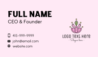 Flower Bud Business Card example 4