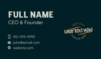 Individual Business Card example 1