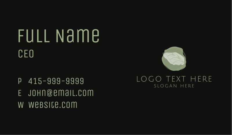 Arbor Business Card example 4