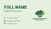 Vegetable Business Card example 2