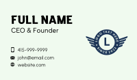 Military Aviation Letter Business Card