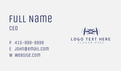 Drone Videography Photographer Business Card