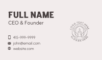 Wax Candle Decoration Business Card Design