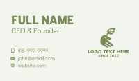 Hand Gesture Business Card example 1