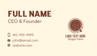 Roasted Coffee Bean Drink Business Card Design