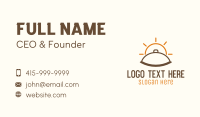 Sunrise Business Card example 3