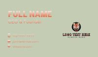 Wolf Wildlife Hunting Business Card