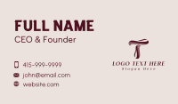 Eyebrow Salon Business Card example 4