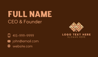 Tile Paving Home Business Card