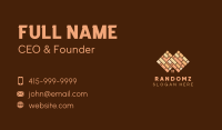 Tile Paving Home Business Card