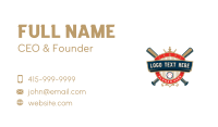 Crown Shield Baseball Business Card