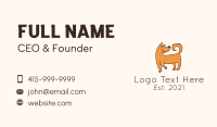 Adorable Happy Dog Business Card