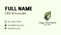 Green Leaf Organic Man Business Card