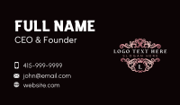 Ornamental Crown Crest Business Card