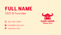 Red Bull House Business Card Design