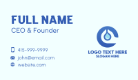 Water Conservation Hand Business Card