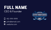 Hockey Puck Sports Business Card Design