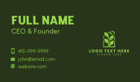 Gradient Greenhouse Plant Business Card