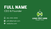 Tennis Golf Ball  Business Card Design