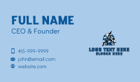 Spear Lady Space Warrior Business Card
