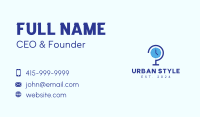 Blue Global Time  Business Card