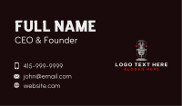 Podcast Audio Recording Business Card