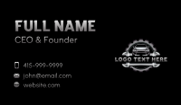 Car Wrench Mechanic Business Card