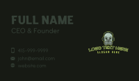 Gas Mask Business Card example 3